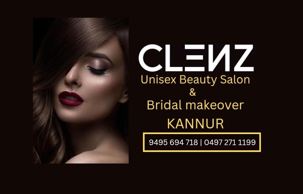 CLΞИZ UNISEX BEAUTY SALON AND BRIDAL MAKEOVER KANNUR